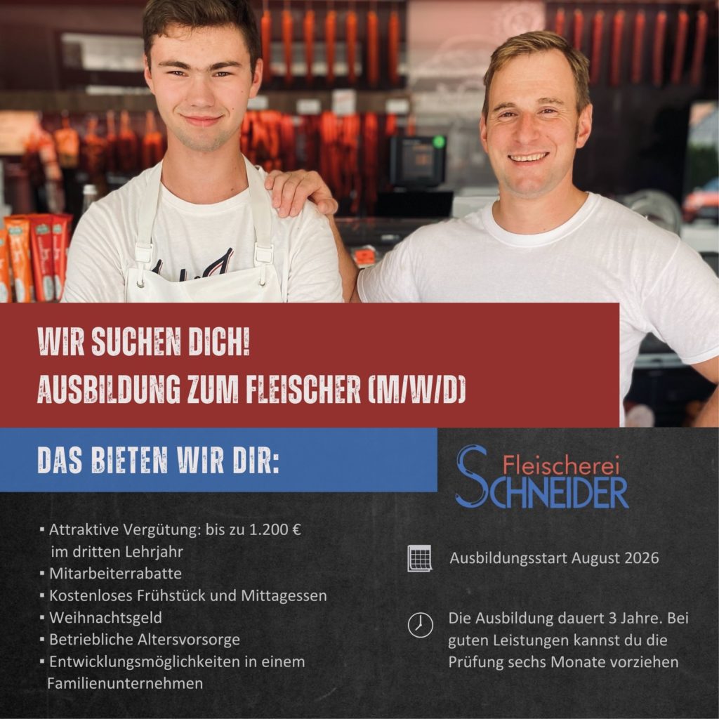 Fleischer Ausbildung 2026